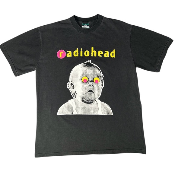Vintage Reprint Radiohead Pablo Honey Tour Single Stitch T Shirt